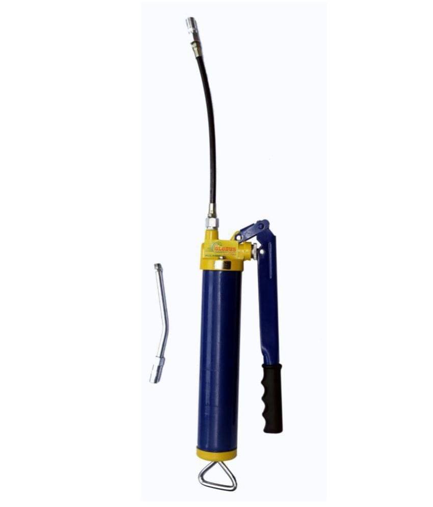 GLOBUS STEEL HEAVY DUTY GREASE GUN 15 OZ WITH FIX AND FLEXIBLE SPOUT GLOBUS STEEL HEAVY DUTY GREASE GUN 15 OZ WITH FIX AND FLEXIBLE SPOUT