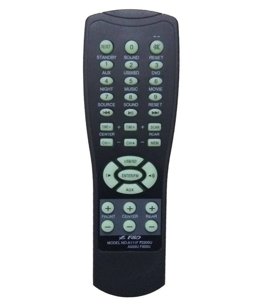     			MILLIMAX 4 in 1 TV Remote Compatible with F&d Hometheatre