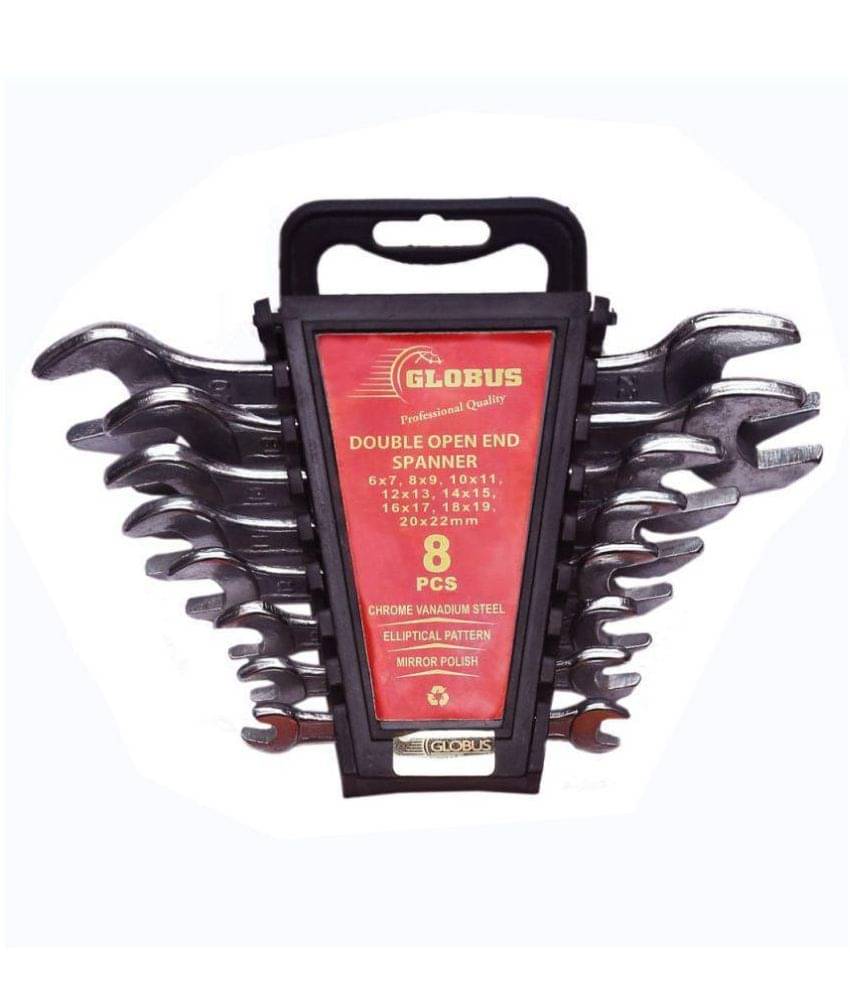 Globus Open End Spanner Set of 8 Pc Globus Open End Spanner Set of 8 Pc