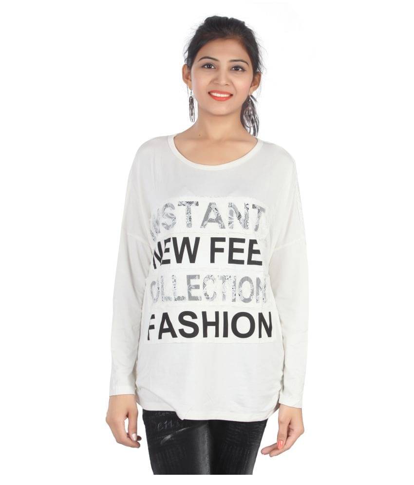 FCK-3 Women Cotton Regular Fit Round Neck T-Shirt ( Grey ) FCK-3 Women Cotton Regular Fit Round Neck T-Shirt ( Grey )