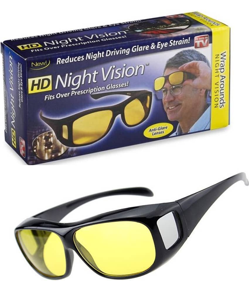 HD Wrap Night HD Vision Goggles Unisex Sunglasses/Driving