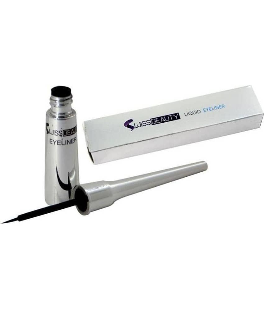 Swiss Beauty Liquid Eyeliner Black, 7ml - Makeup - Eyes | Buy online on ZillyBuy