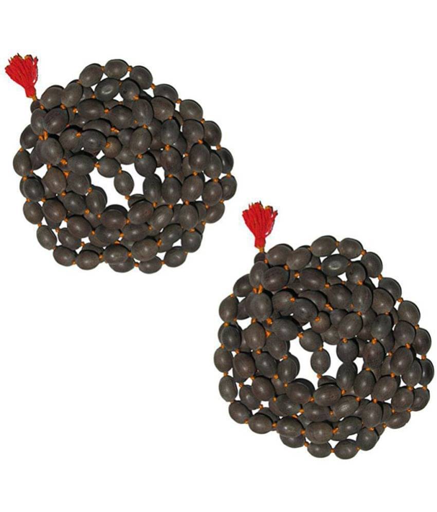     			S.S Collection Set of two Original 108 Lotus Seeds Kamal Gatta Mala For Japa , Laxmi Pooja and Wearing 33 inch