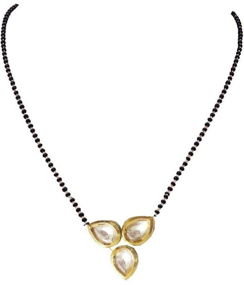 YOUBELLA Golden Mangalsutra Set ( Pack of 1 )