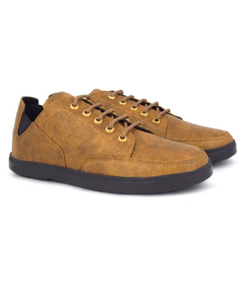 Aishwary Glams Sneakers Tan Casual Shoes Aishwary Glams Sneakers Tan Casual Shoes