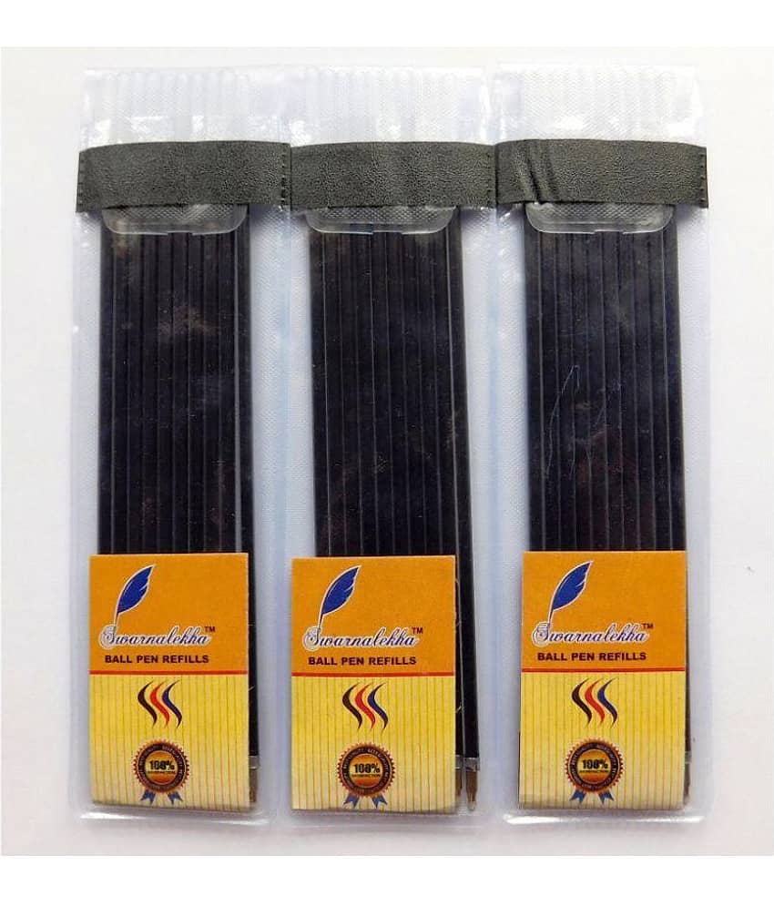 Swarnalekha - Black Ball Pen (Pack of 10) - Stationery | Buy online on ZillyBuy