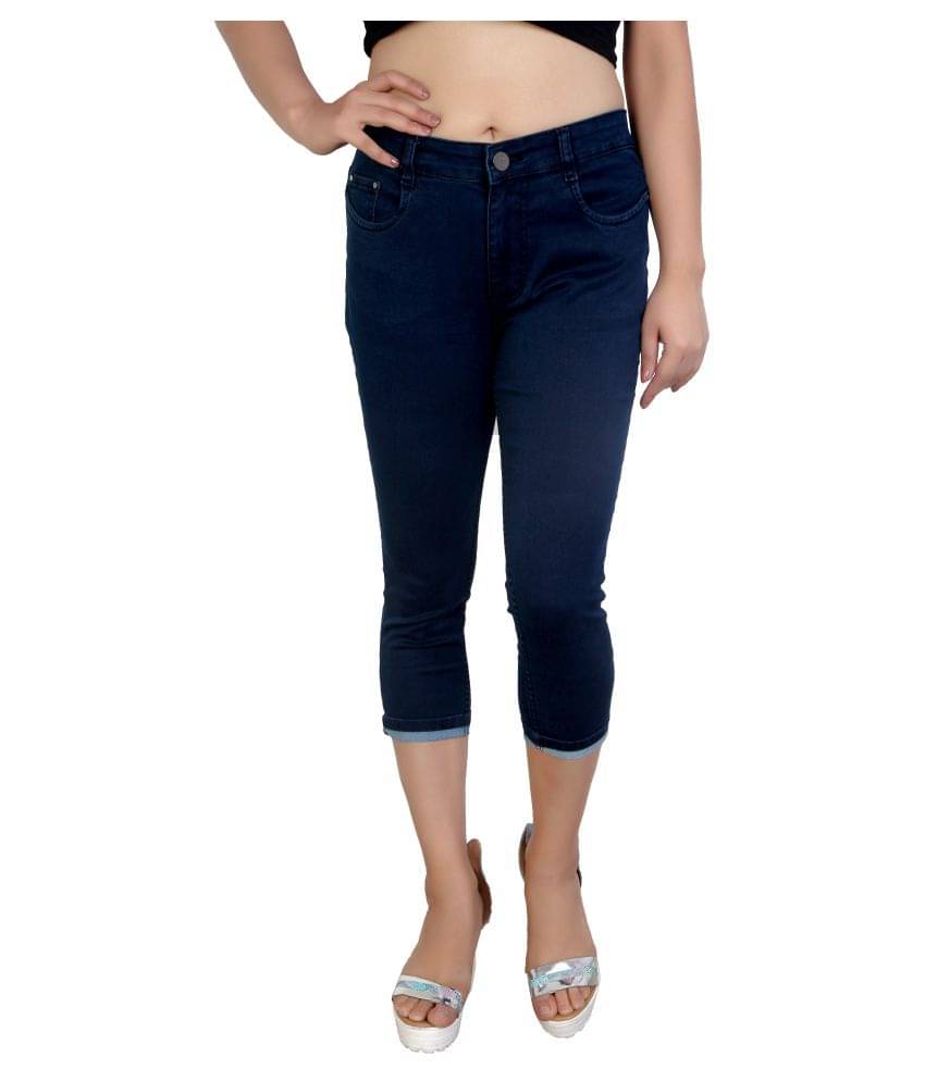     			FCK-3 Denim Skorts - Blue