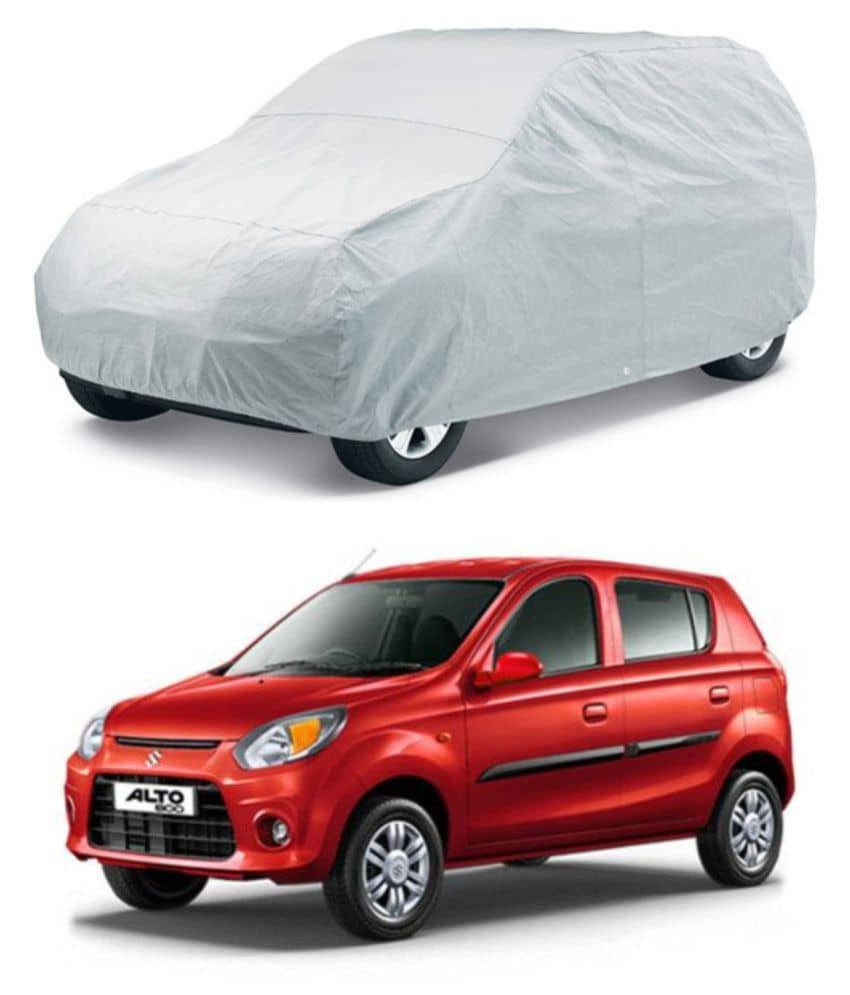HMS  SILVER CAR BODY COVER FOR ALTO-800 (2013-2015)