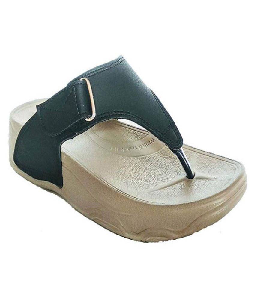     			Shoe Lab Black Flats