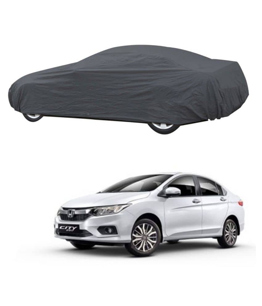 Autoretail Grey Color Car Cover Polyster For Honda City