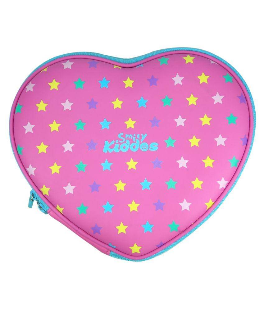 Smily Kiddos Heart Hardtop Pencil Box Pink | Smily Kiddos hardtop Pencil boxes | Kids Stationary Products Smily Kiddos Heart Hardtop Pencil Box Pink | Smily Kiddos hardtop Pencil boxes | Kids Stationary Products