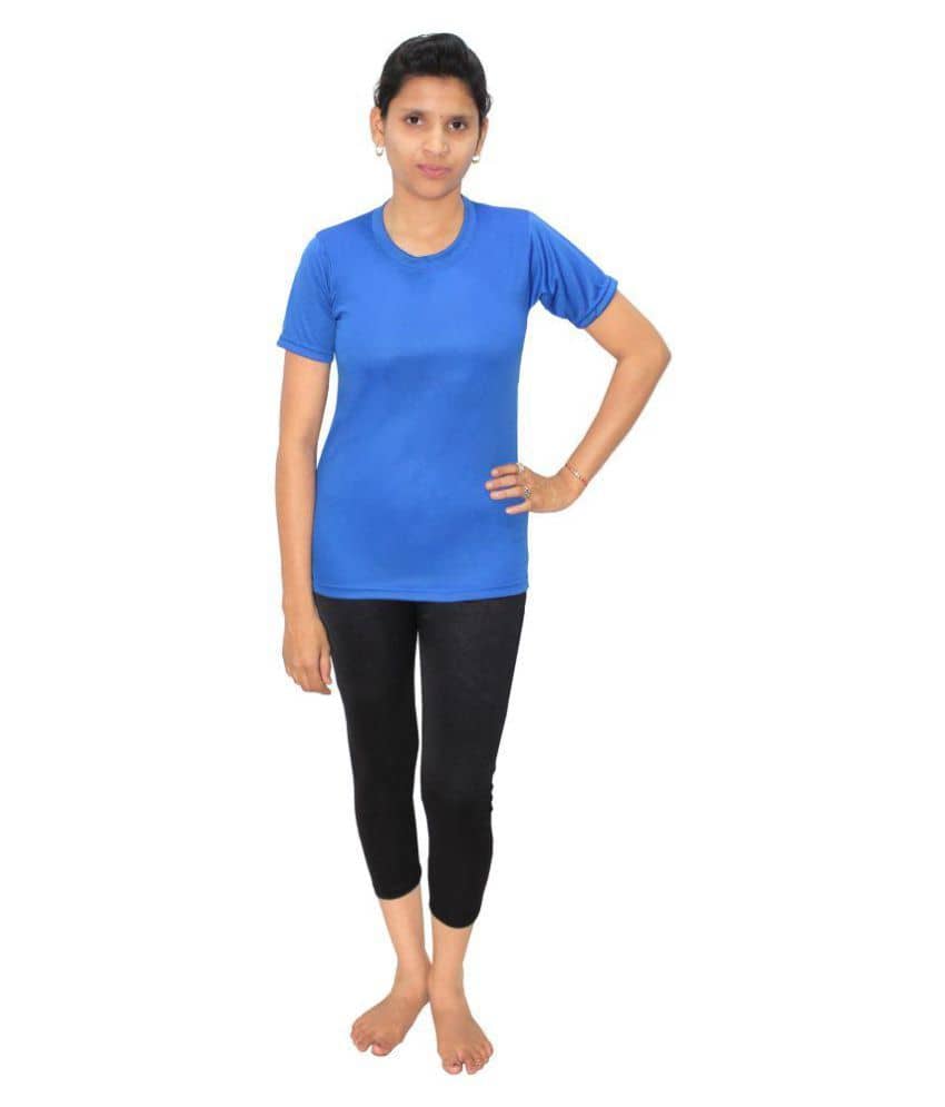 Goodluck Blue T-Shirt & Shorts Combo Swimming Costume - Sports and Fitness Equipment | Buy online on ZillyBuy