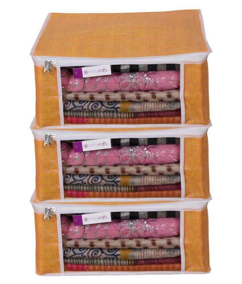 PrettyKrafts Set of 3 Jute Blanket Storage Covers PrettyKrafts Set of 3 Jute Blanket Storage Covers
