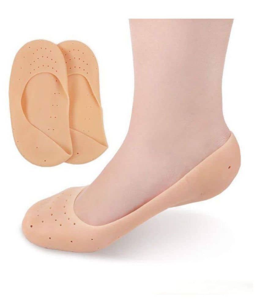Bentag Moisturizing Silicone Socks Cracked Heel Protector Free Size
