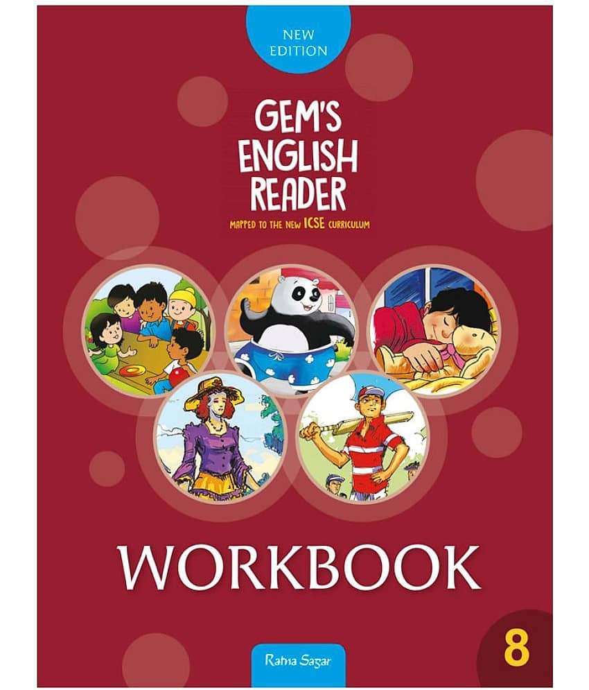 ICSE GEM'S ENGLISH READER WORKBOOK 8 - Stationery | Buy online on ZillyBuy