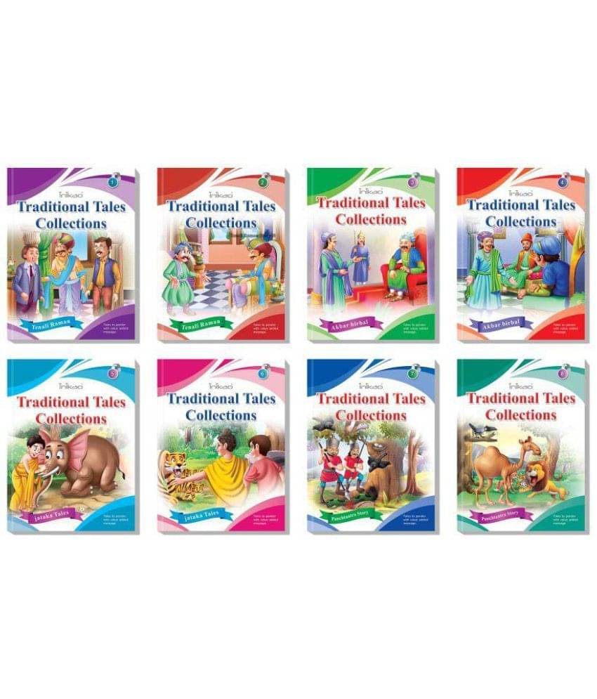 English Story Book Collections for kids set of 8 By InIkao : A Total of 120 Panchatantra & Traditional Short Stories with Pictures     			English Story Book Collections for kids set of 8 By InIkao : A Total of 120 Panchatantra & Traditional Short Stories with Pictures