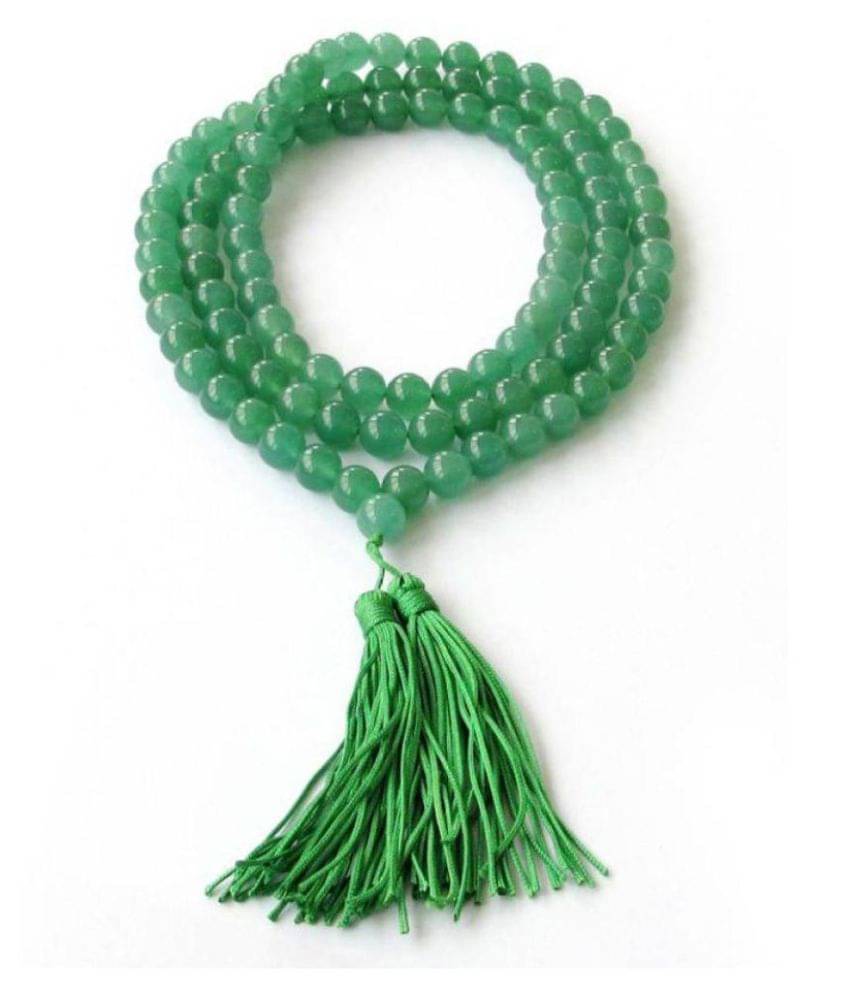     			Green Hakik Mala Agate Stone Chain