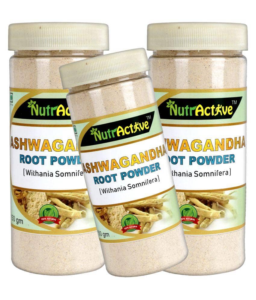 NutrActive Ashwagandha Powder (Withania Somnifera) 450 gm Vitamins Powder
