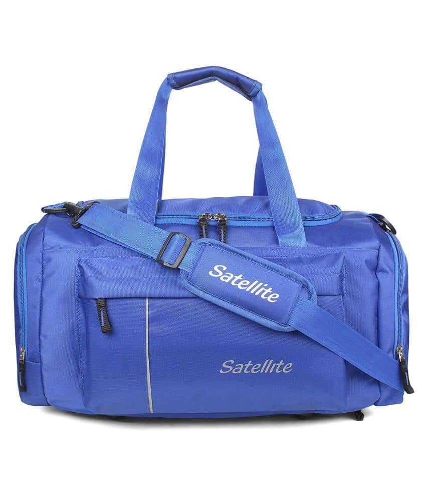 SATELLITE Blue Solid Duffle Bag