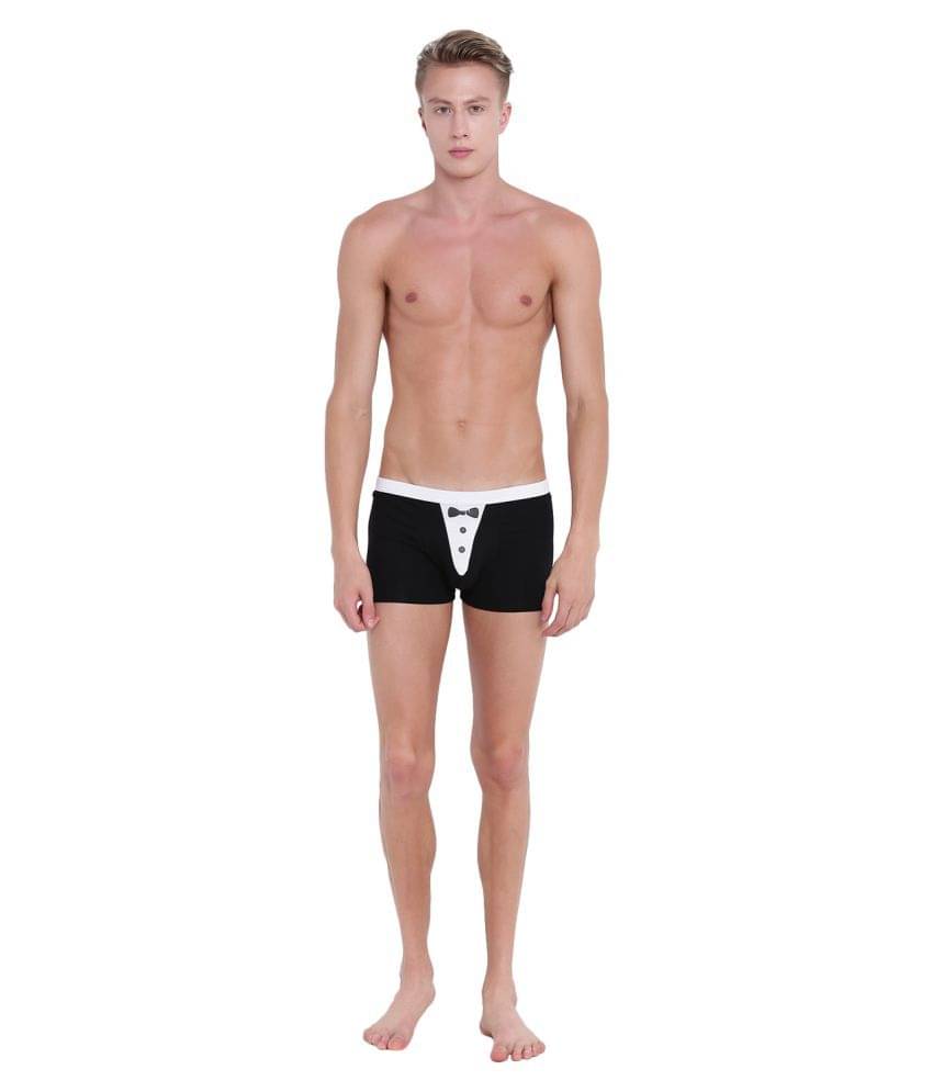 La Intimo Pack of 1 Cotton Trunks For Men's ( Black ) La Intimo Pack of 1 Cotton Trunks For Men's ( Black )