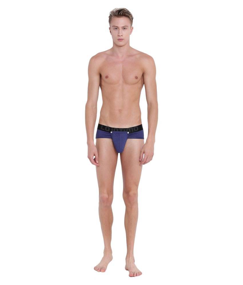     			La Intimo Pack of 1 Cotton Blend Briefs For Men's ( Blue )
