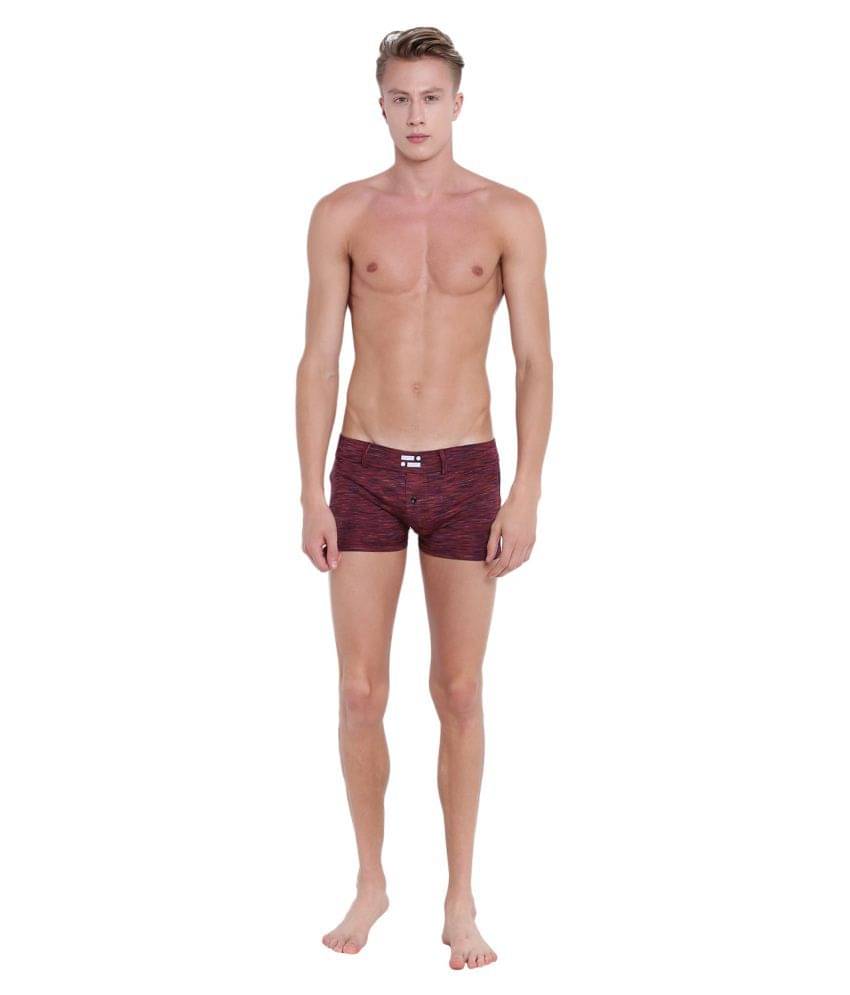     			La Intimo Pack of 1 Polyester Trunk For Men's ( Red )