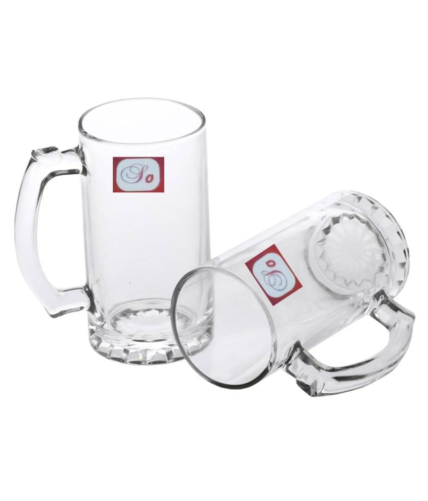     			Afast Beer Mug Glasses Set,  500 ML - (Pack Of 2)