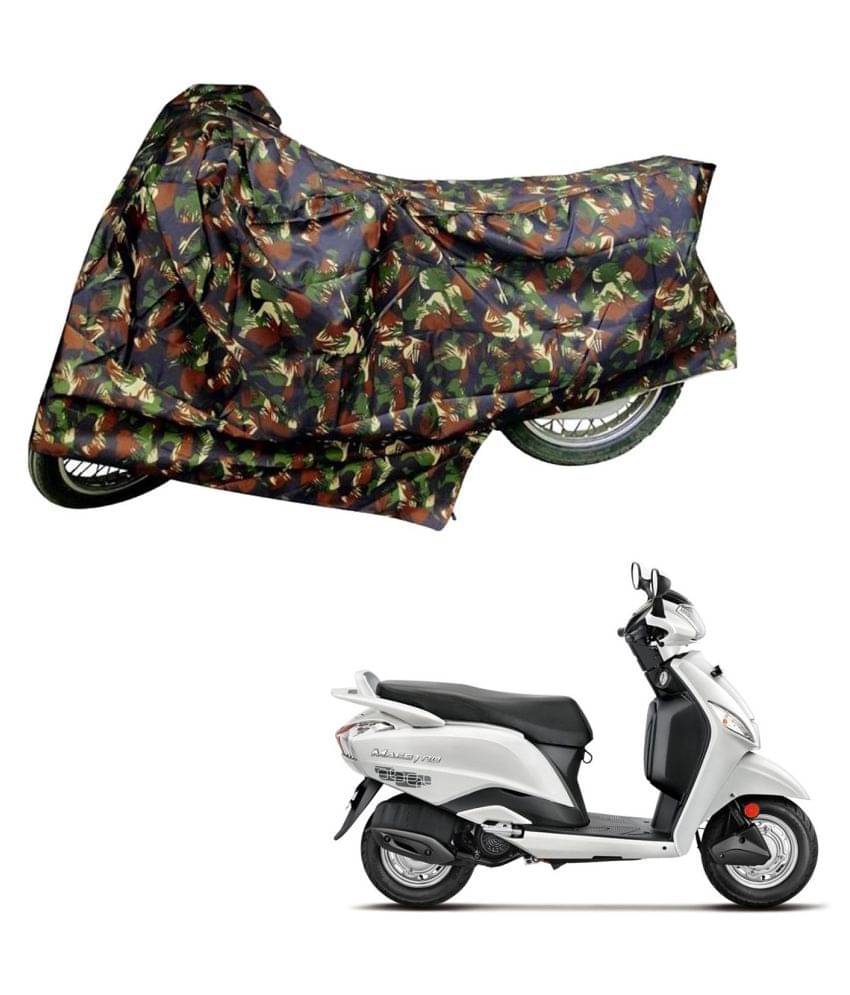     			AutoRetail Dust Proof Two Wheeler Polyster Cover for Hero Maestro (Mirror Pocket, Jungle Color)