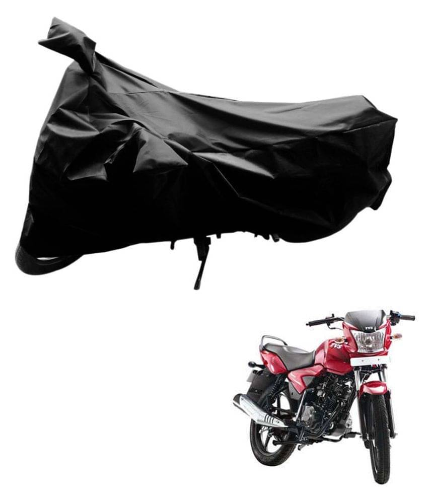     			AutoRetail Dust Proof Two Wheeler Polyster Cover for TVS Jive (Mirror Pocket, Black Color)