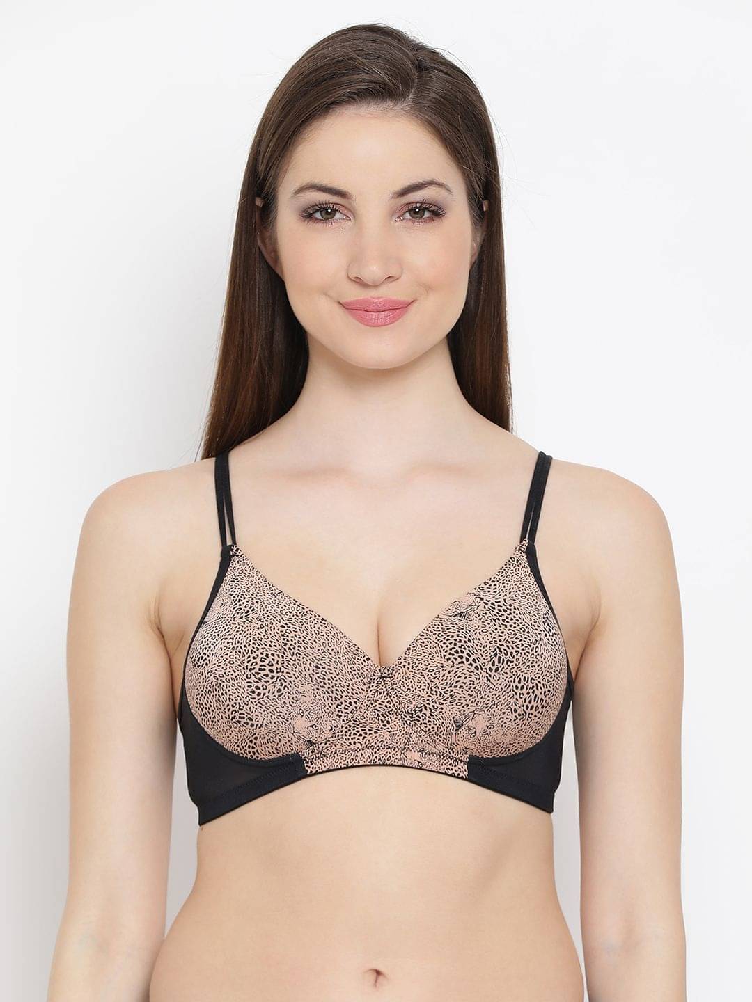 Clovia Nylon T-Shirt Bra - Black Clovia Nylon T-Shirt Bra - Black