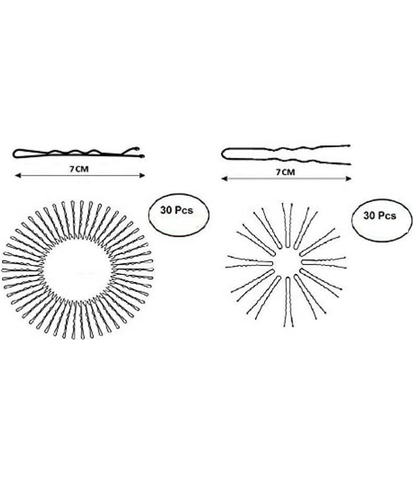 FOK Black Casual Hair Pin - Jewellery Sets | Buy online on ZillyBuy