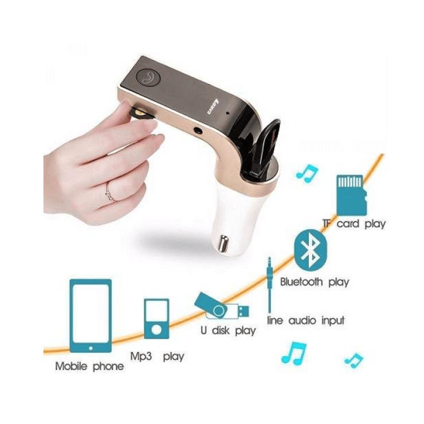     			Teconica Car Mobile Charger CARG7 Golden