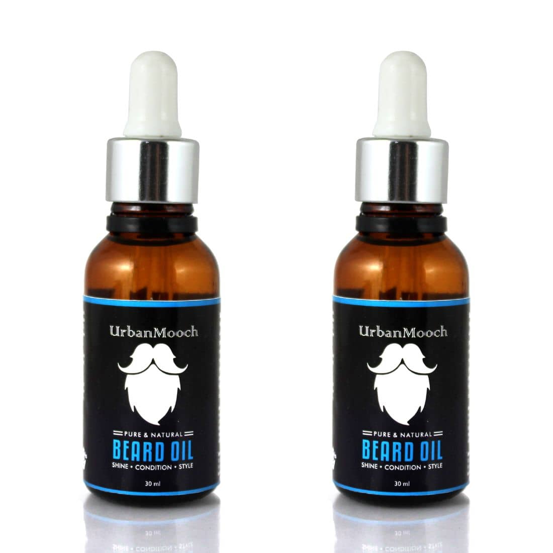 UrbanMooch Healthy Beard Oil Vitamin E 60 ml Pack of 2 - Beard Care and Tools | Buy online on ZillyBuy