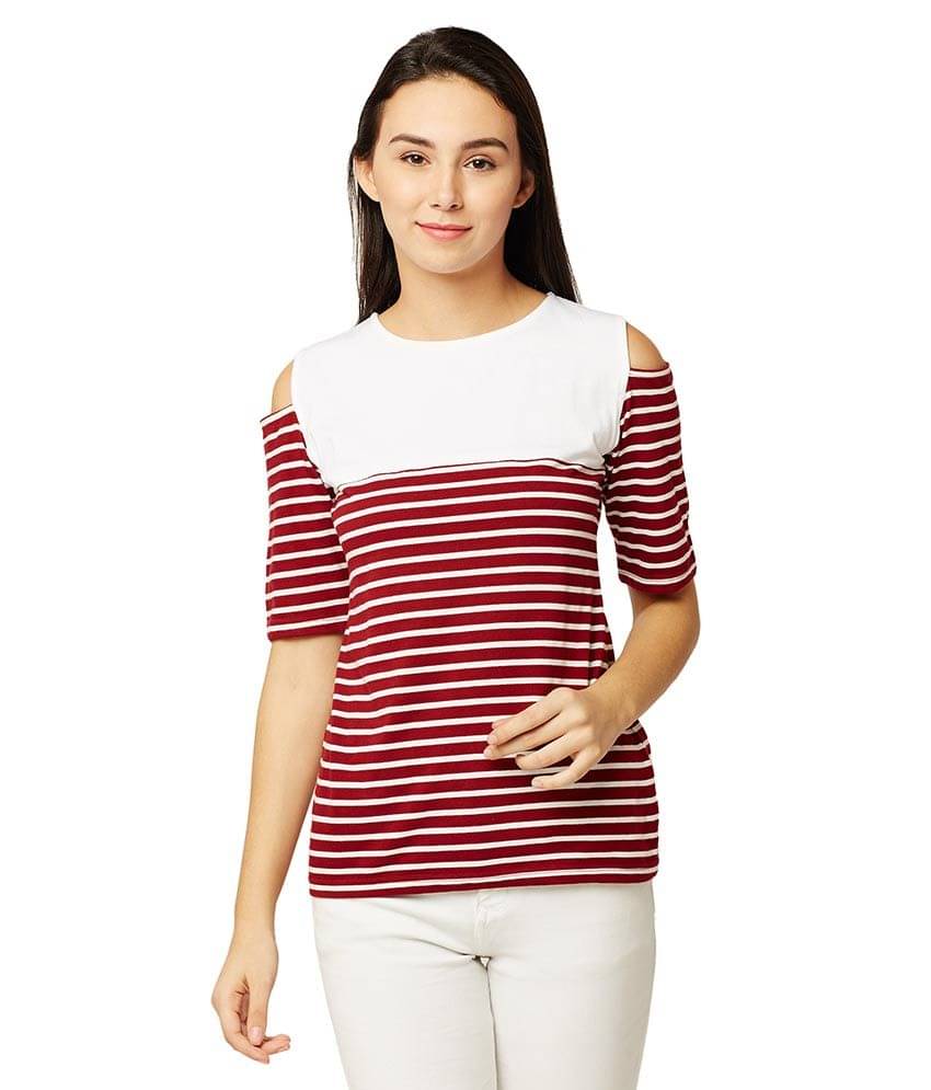 Miss Chase Women's Cotton Regular Top ( Multicolor ) Miss Chase Women's Cotton Regular Top ( Multicolor )