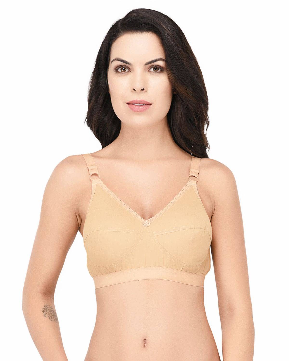     			Elina Cotton Teenage Bra - Beige
