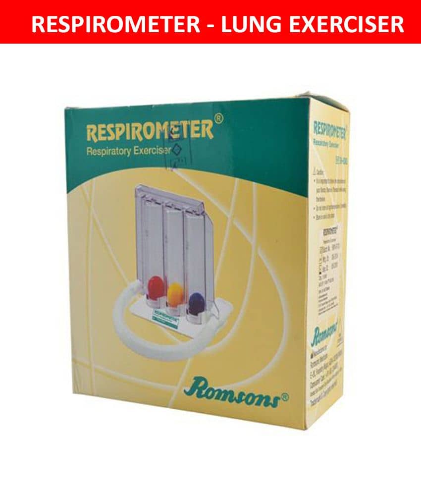 Romsons Respirometer / Spirometer / Mediciser/ Lung Exerciser: Buy ...