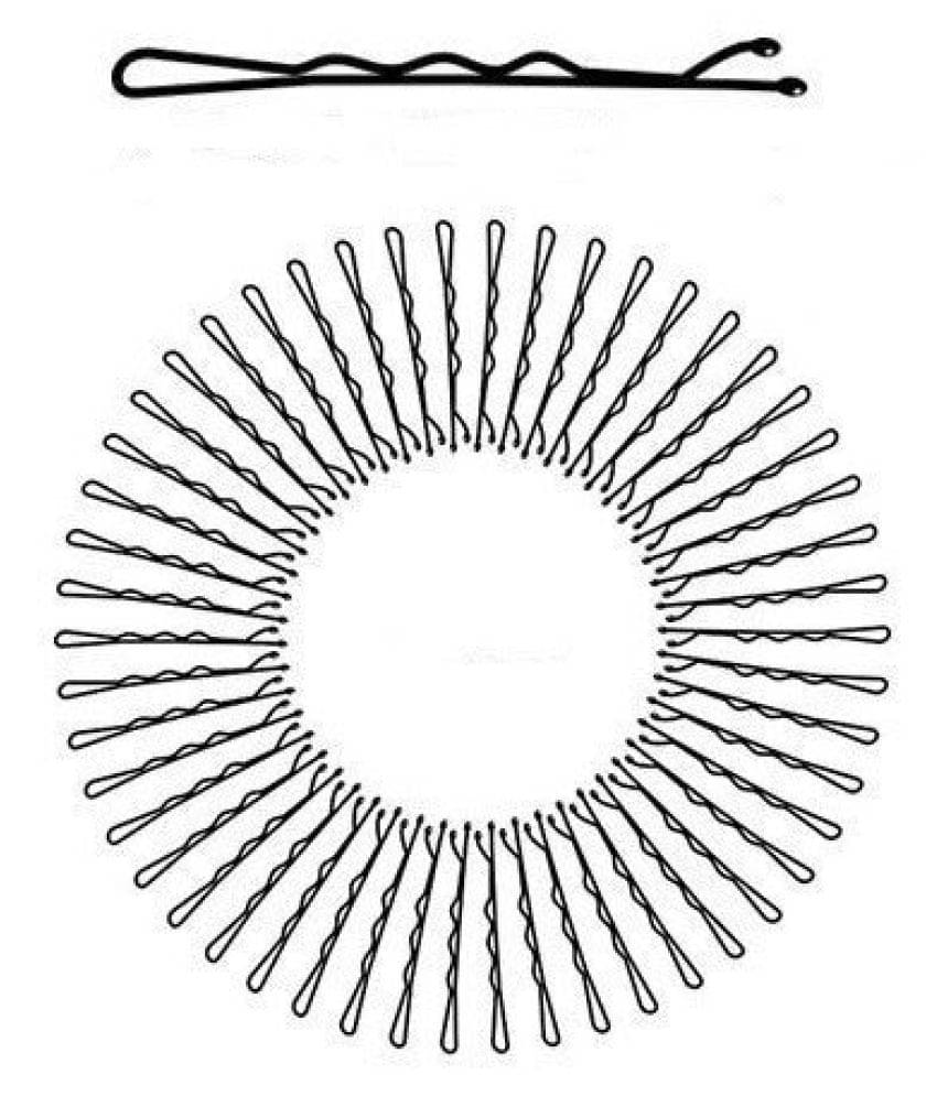     			FOK Black Casual Hair Pin