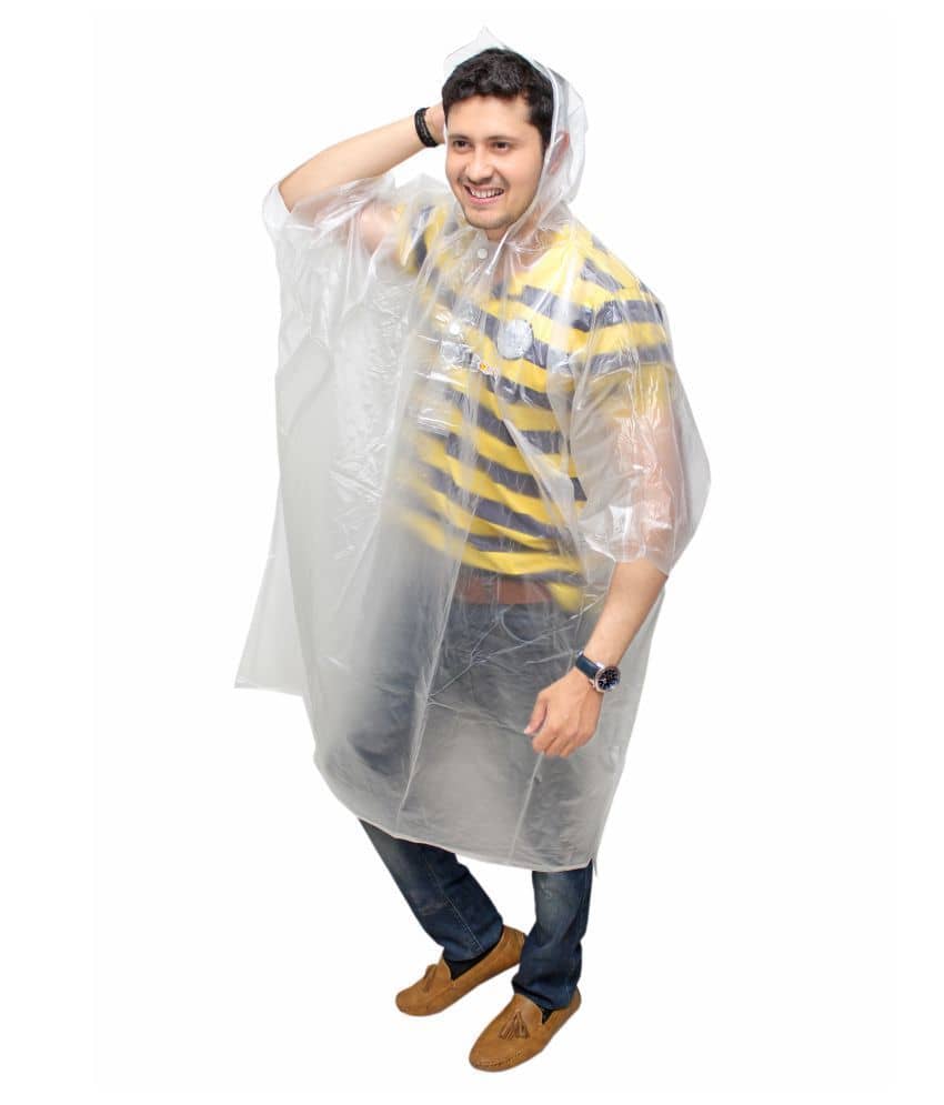 Goodluck White Rain Coat