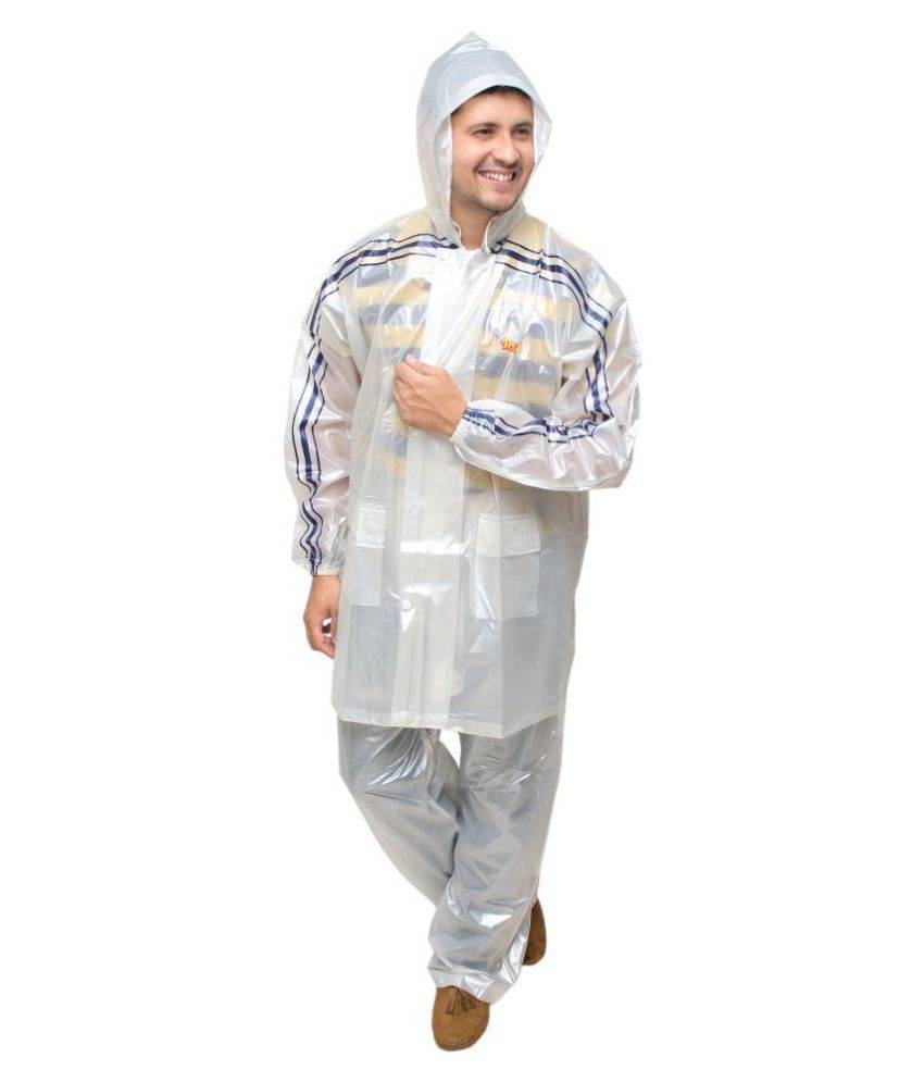     			Goodluck White Rain Suit