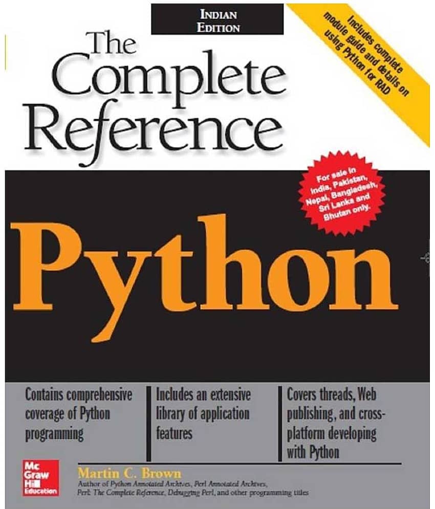 Python The Complete Reference - Stationery | Buy online on ZillyBuy