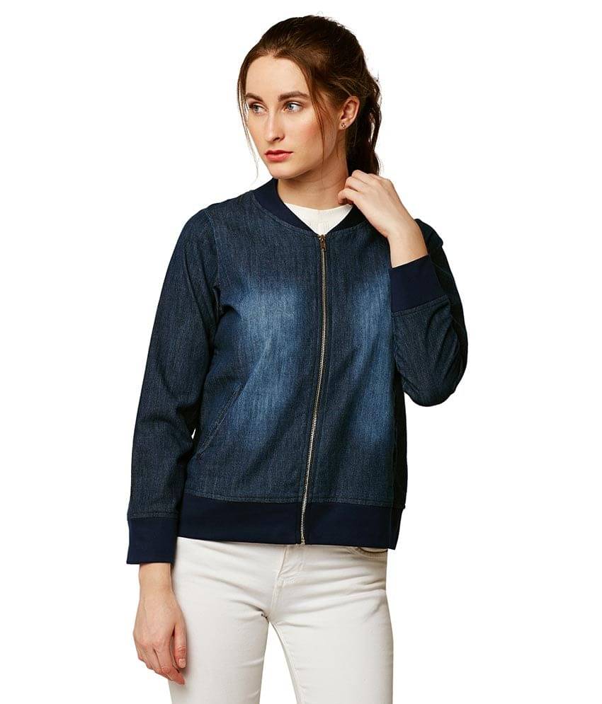 Miss Chase Women Regular Jacket ( Navy Blue )     			Miss Chase Women Regular Jacket ( Navy Blue )