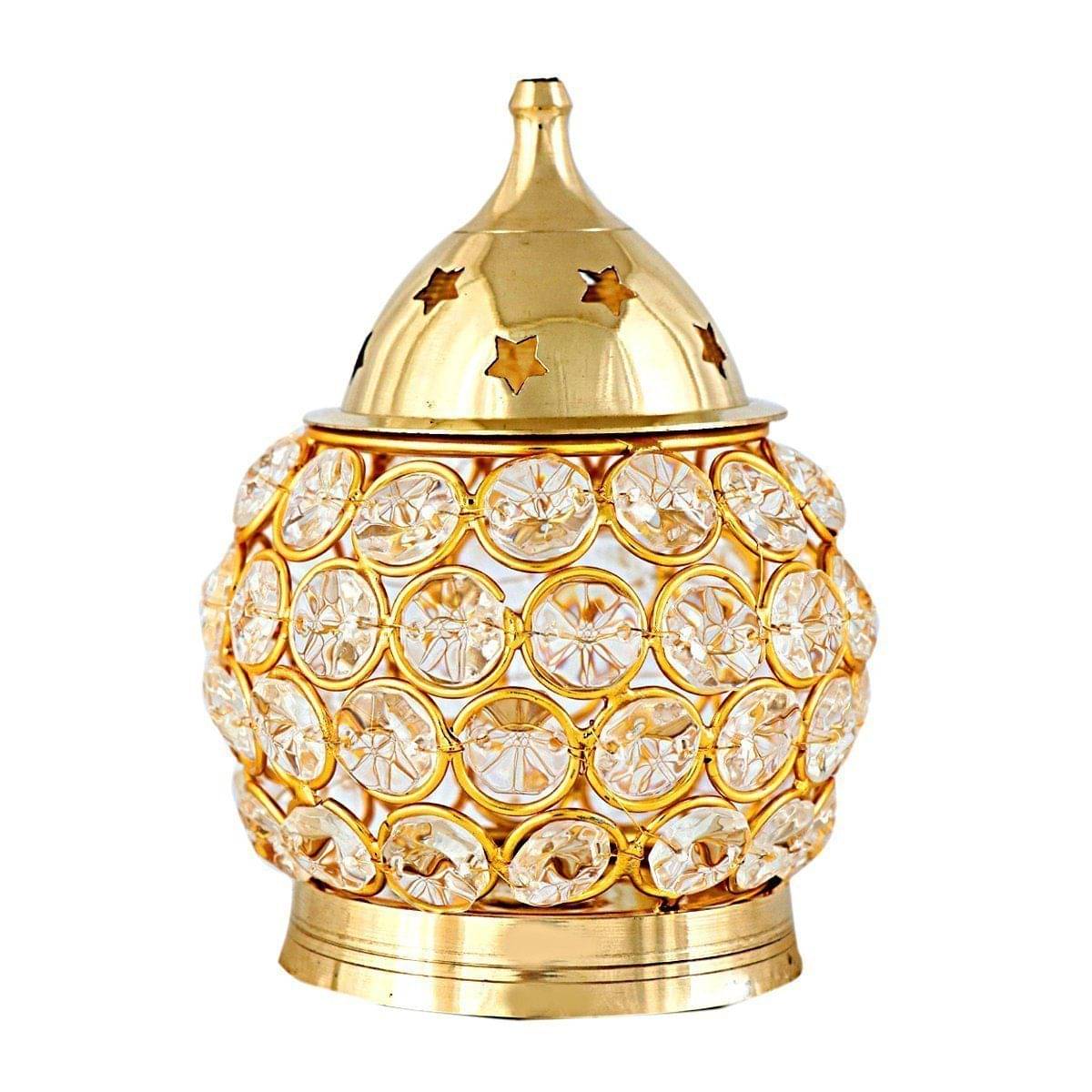     			Heaven Decor Brass Akhand Diya - Pack of 1