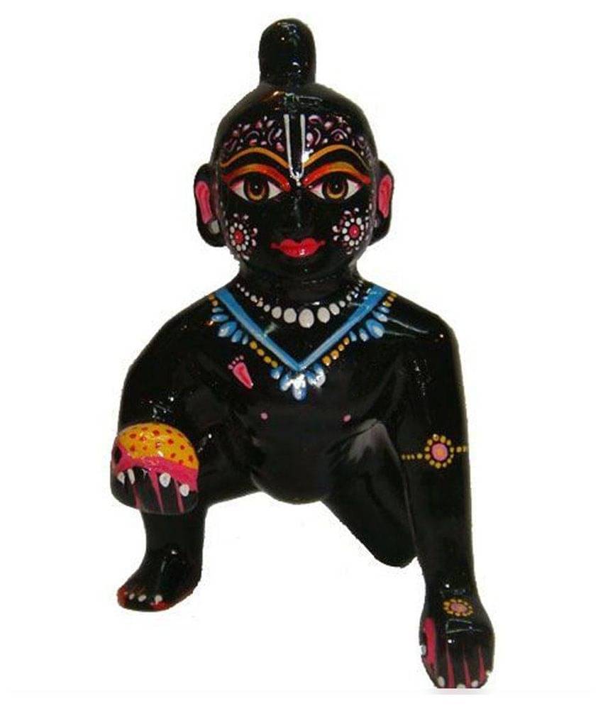     			Nitin collection Laddu Gopal Brass Idol