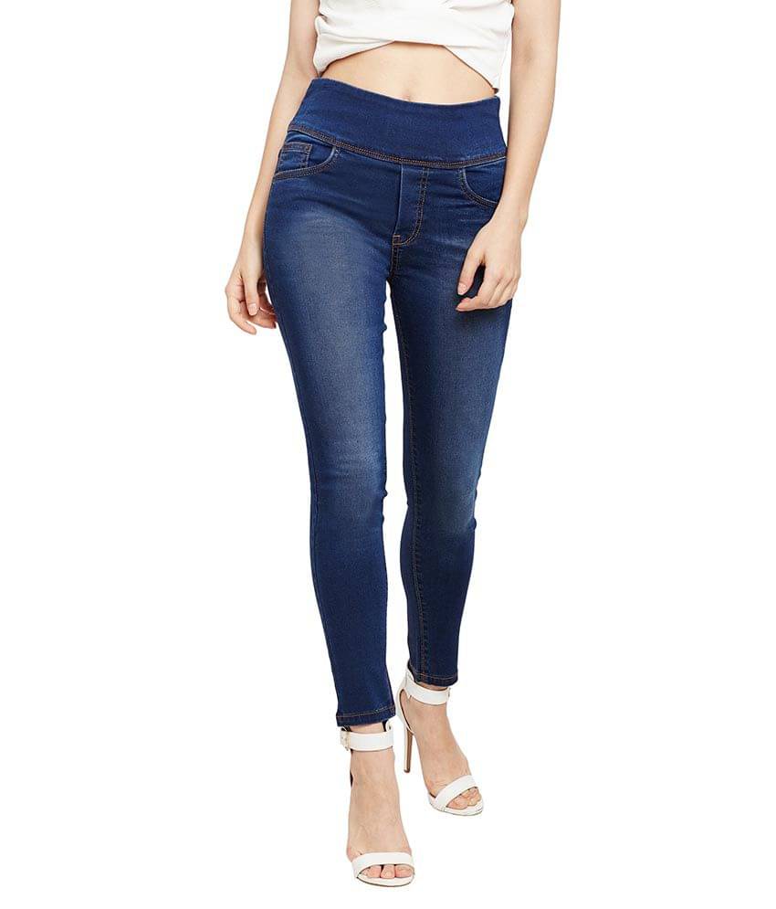     			Miss Chase Denim Jeggings - Blue