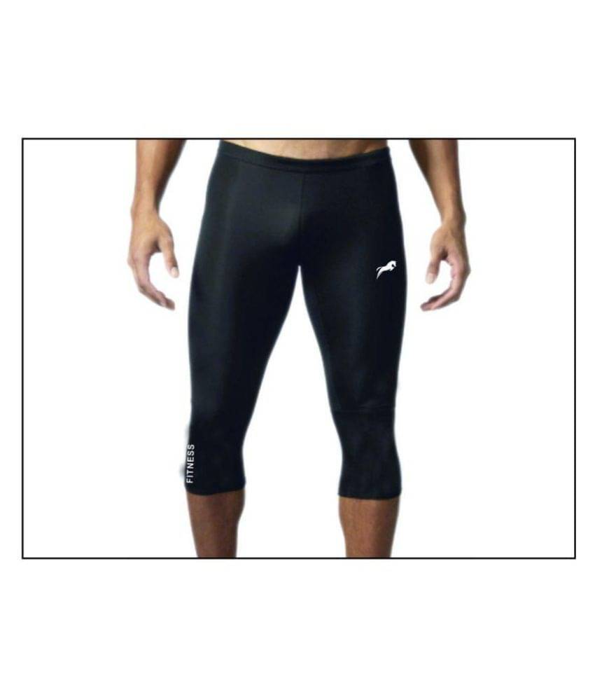 Rider 3/4 Capri Length Compression Tights Fitness & Other Outdoor Inner Wear Multi Sports Cycling, Cricket, Football, Badminton, Gym, Rider 3/4 Capri Length Compression Tights Fitness & Other Outdoor Inner Wear Multi Sports Cycling, Cricket, Football, Badminton, Gym,