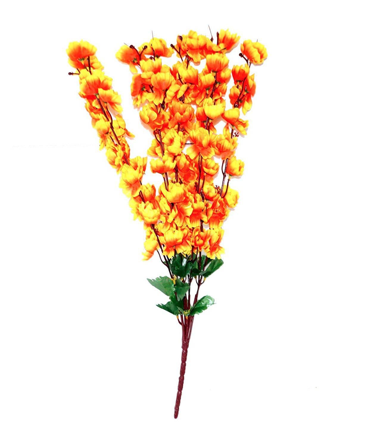 YUTIRITI Orchids Multicolour Artificial Flowers Bunch - Pack of 1