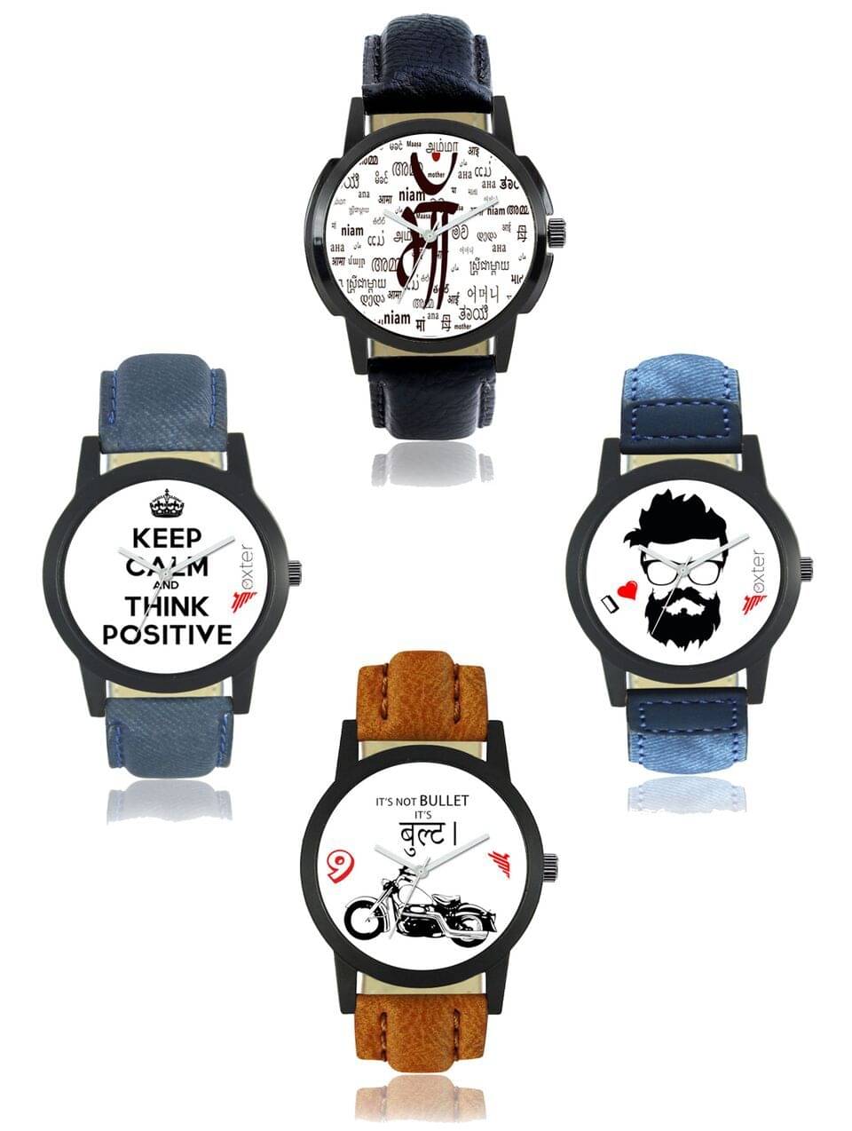     			MIENTERPRISE 1556 Leather Analog Men's Watch