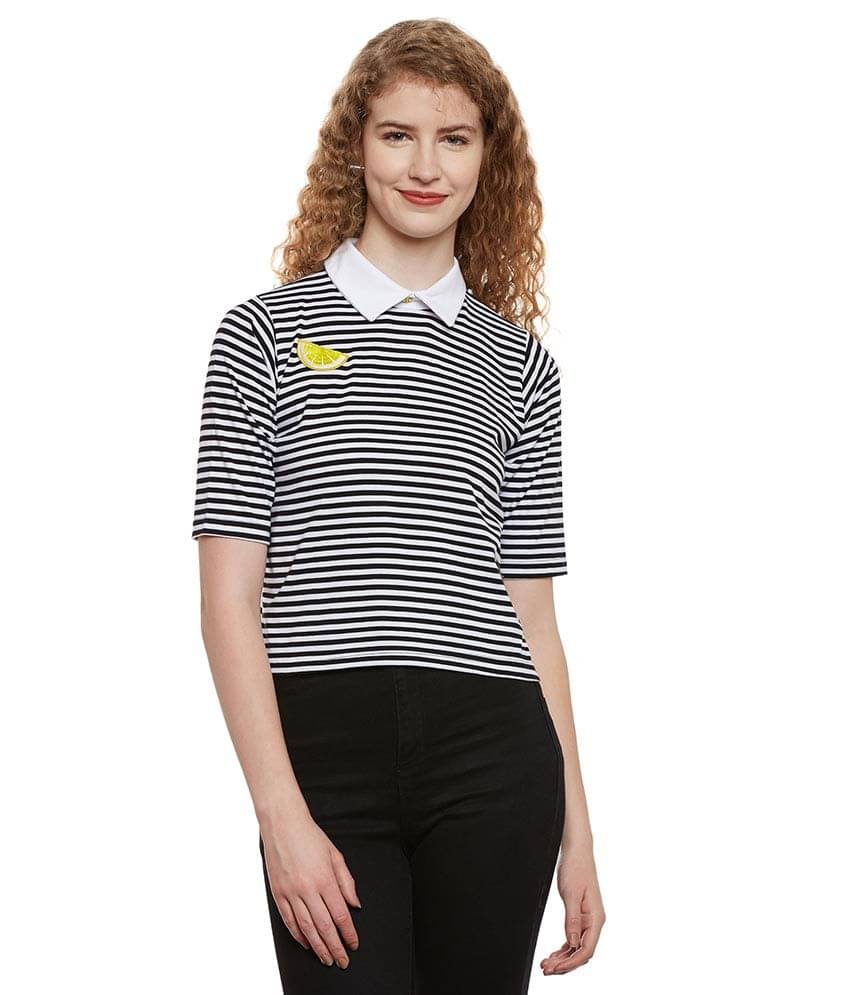 Miss Chase Women's Cotton Crop Top ( Multicolor ) Miss Chase Women's Cotton Crop Top ( Multicolor )