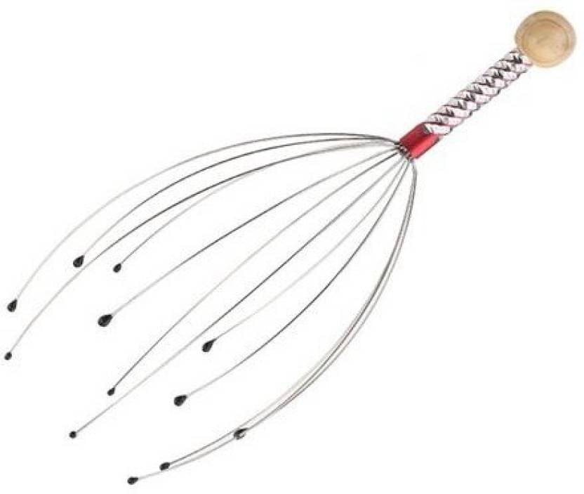     			AHCS Hand Held Scalp Head Massager - Pack of Two (Colors May Vary) Massager  (Multicolor)