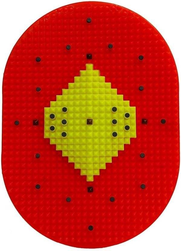 AHCS Twister_multi_022 Acupressure Mat Bumper with Magnets Pyramids for Pain Relief and Total Health AHCS Twister_multi_022 Acupressure Mat Bumper with Magnets Pyramids for Pain Relief and Total Health